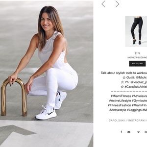 NWOT Michi Moto Zip Legging (Normal Retail - $175)